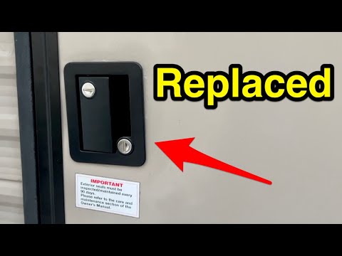 How to replace RV door lock (quick & easy)