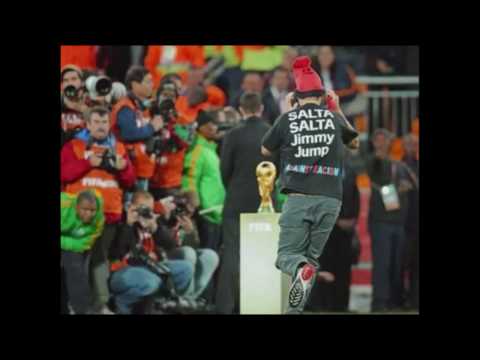 Jimmy Jump at the World Cup final 2010 Spain vs Netherland 11 july