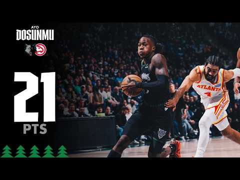 Ayo Dosunmu Drops 21 Points In His First Wolves Victory Against The Atlanta Hawks | 02.09.26