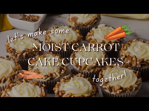 Moist Carrot Cupcakes Recipe
