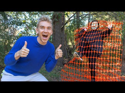 TRAPPED GAME MASTER at TOP SECRET ABANDONED LOCATION!! (exploring for mystery clues and riddles) Video