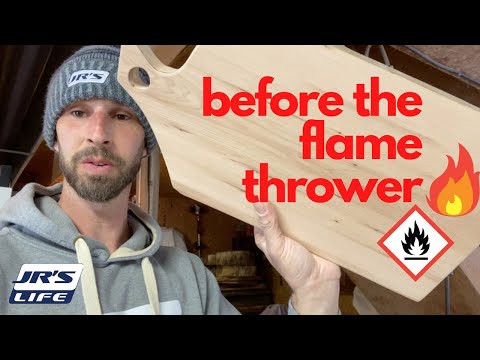 DIY appetizer board | Making a cutting board from 200 yr old reclaimed Elm | JR’S Life