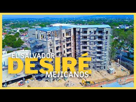 Avanza el PRIMER complejo residencial moderno del centro de Mejicanos - DESIRE TOWERS