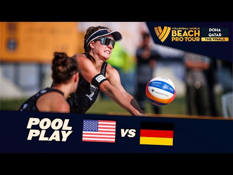 Hughes/Cheng vs. Müller/Tillmann - Day 1 Highlights | Doha Finals 2023 #BeachProTour