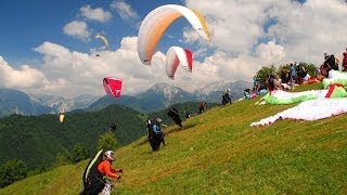 preview picture of video 'Paragliding in Slovenia, Tolmin, Kobala - Параглайдинг в Словении'