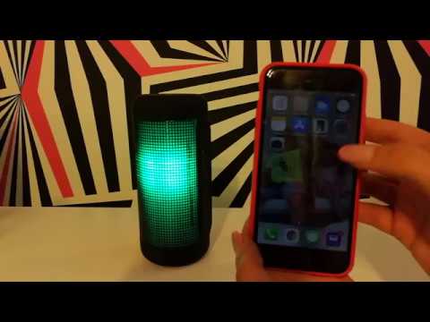 #Cómo: Cómo funciona el altavoz portátil Red Sun con lámpara Bluetooth