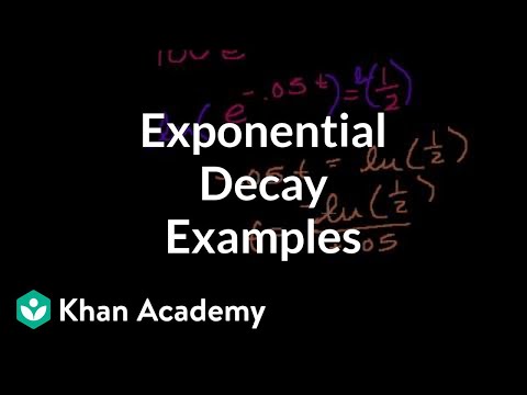 More Exponential Decay Examples