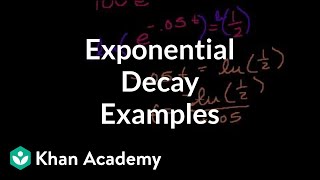 More Exponential Decay Examples