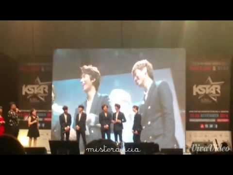 [FANCAM w ENG SUB] 141122 B1A4 Jinyoung Birthday Celebration @ KStarFanfest