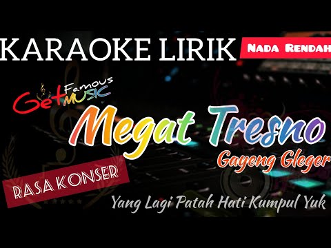 Megat Tresno"KARAOKE LIRIK"//Rasa Live Konser//GAYENG GELEGER//#Campursari Dangdut
