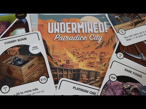 Undermined! - Pairadice City - Kickerstarter Preview / How To Play