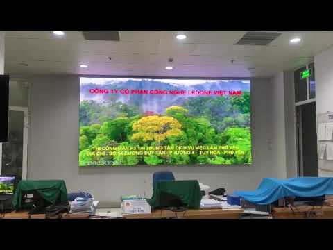 TT Dịch Vụ Việc Làm Tỉnh Phú Yên | Ledone thi công dự án màn hình LED P3 tại Phòng Tư vấn Việc làm