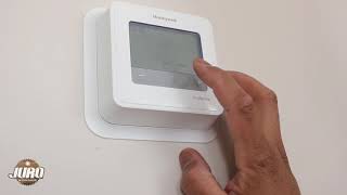 How to Replace Old Thermostat with Honeywell TH4110U2005/U T4 Pro Programmable | JURO Workshop