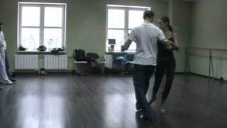 Juan Capriotti y Graciana Romeo. White tango Festival in Moscow 2010.