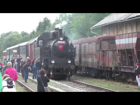 Parní vlak Chomutov - Vejprty 1.7.2017