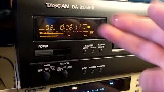 Video thumbnail for TASCAM DA-20 mk II - great basic DAT with a long play (LP) mode by Cheap Old Hi-Fi (HiFi reviews)