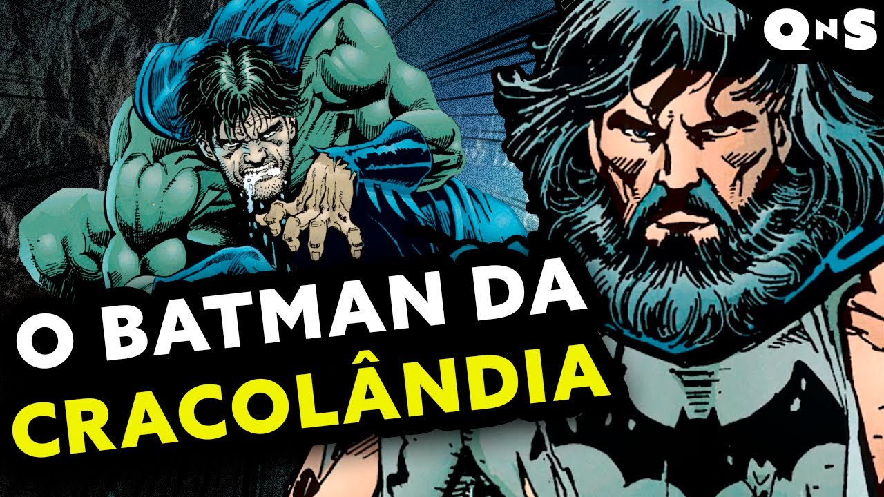 O BATMAN viciado em dorgas que a DC não gosta de lembrar!!!