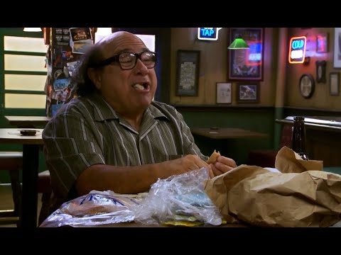Frank eating a hoagie - It's Always Sunny in Philadelphia