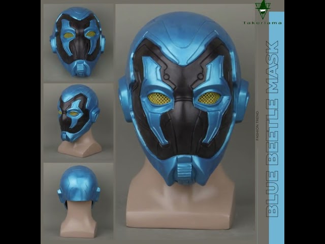 Vídeo relacionado con Casco Cosplay Máscara de Látex Vengadores Halloween Props Azul