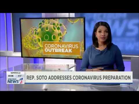 Central Florida News 13:  Rep. Soto Addresses Coronavirus Preparation