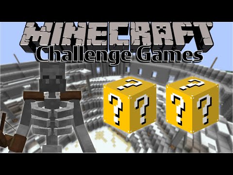 Mutant Skeleton Minecraft Challenge Games - Lucky Block Mini Game