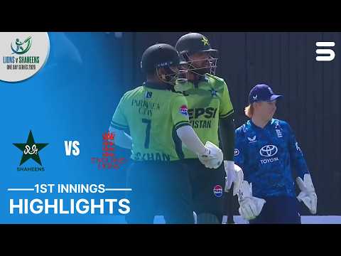 1st Innings Highlights | Pakistan Shaheens vs England lions | Match 01 | One Day Series | ZN1K