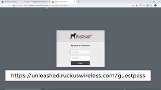 Configuring Guest Access WLANs with a Unique Password using Ruckus Unleashed UI