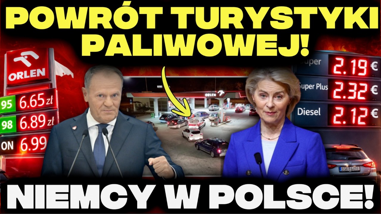 NIEMCY MASOWO WYKUPUJĄ "TANIE PALIWO" W POLSCE!