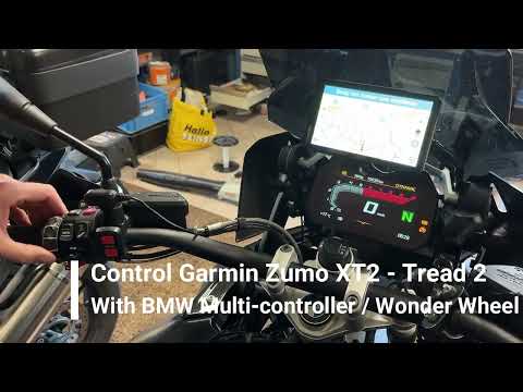Control Garmin Zumo XT2 - Tread2 with BMW Multi-controller / Wonder Wheel