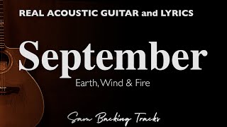 September -  Earth, Wind &amp; Fire (Acoustic Karaoke) ©