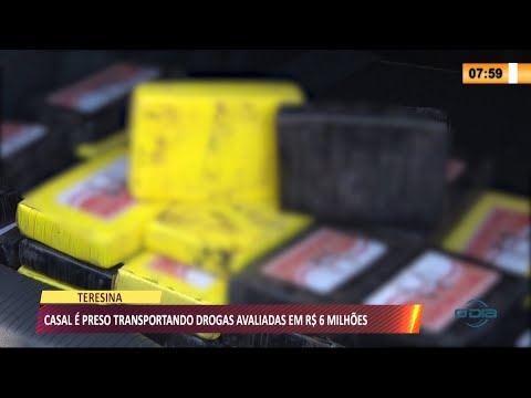 Casal é preso transportando drogas avaliadas em R$ 6 Milhões 04 08 2021