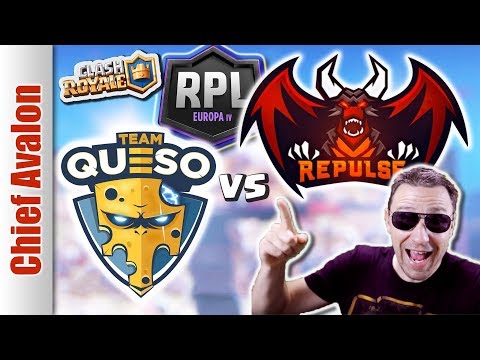 TEAM REPULSE vs TEAM QUESO ft. SURGICAL GOBLIN,  SOKING - RPL EUROPE IV - Clash Royale eSports