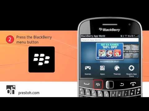 comment démarrer blackberry z10
