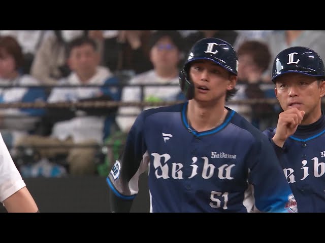 【7回表】リードオフマンの一打!! ライオンズ・西川愛也 ライトへのタイムリーで追加点を挙げる!! 2025年5月3日 北海道日本ハムファイターズ 対 埼玉西武ライオンズ