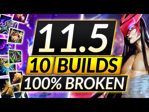 10 MOST BROKEN Champion BUILDS to ABUSE and RANK UP in 11.5 - Tips for Season 11 - LoL Guide