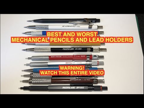 The Best and Worst Mechanical Pencils and Lead Holders
