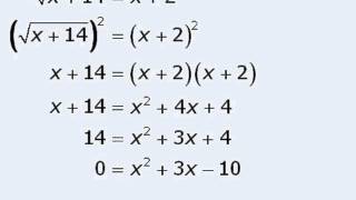GMAT Lessons - Solving equations with Square Roots