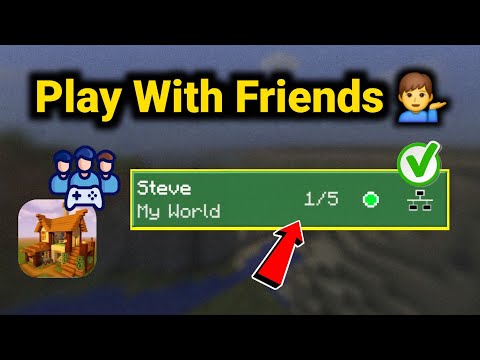 How To Play Multiplayer in Craft World - Building Craft