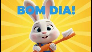 ☀️ BOM DIA COM O PIPO! 🐰🎶 Música de Rotina Matinal para Crianças | Pipo Tube Kids