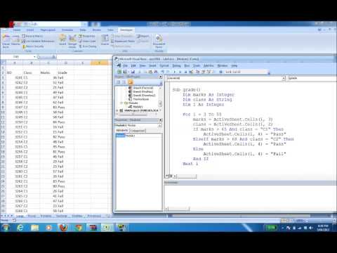Excel VBA lesson 3.1 - For/While Loops