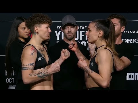 Irina Alekseeva vs. Melissa Dixon - Face-Off - (UFC Fight Night: Yusuff vs. Barboza) - /r/WMMA