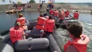 preview picture of video 'Stauseefest und Wasserolympiade in Birkungen'