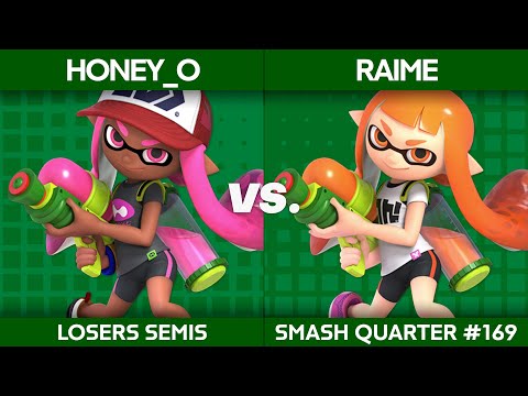 Smash Quarter 169 - honey_o (Inkling) v Raime (Ridley / Inkling): Losers Semis