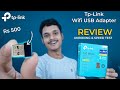 TP Link USB Wifi Adapter For PC Review Speed Test Unboxing