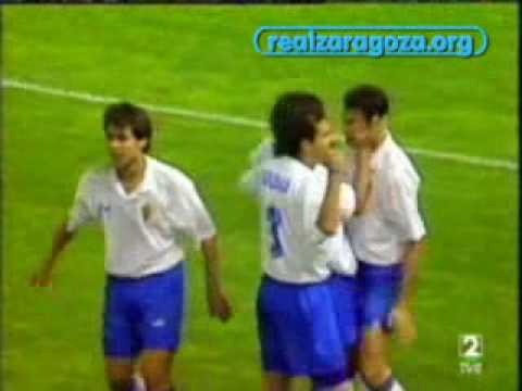 Real Zaragoza. Aniversario Recopa de Europa (2/5) Gol de Esnaider