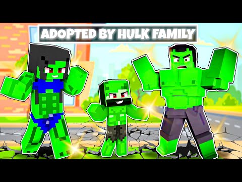Paglaa Tech - Adopted By HULK FAMILY in Minecraft! (Hindi)