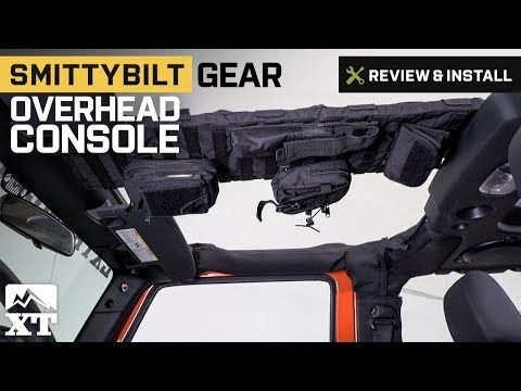 Jeep Wrangler Smittybilt GEAR Overhead Console (2007-2018 JK) Review & Install