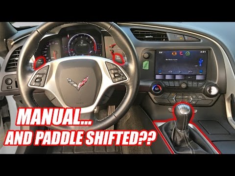 Part of a video titled Manual Transmission With Paddle Shifters!?! - YouTube