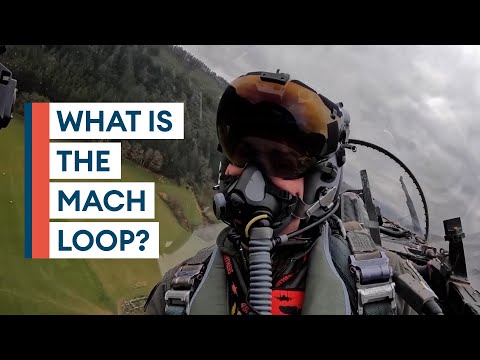 What is the Mach Loop and why is it ideal for fighter jet training?