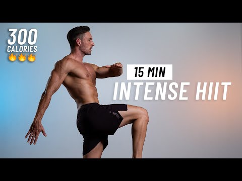 15 Min Intense HIIT Workout - ALL STANDING - No Squats or Lunges